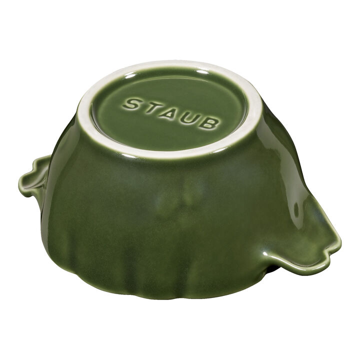 Stoneware, Artichoke, Petite Dutch Oven, Basil, large 4