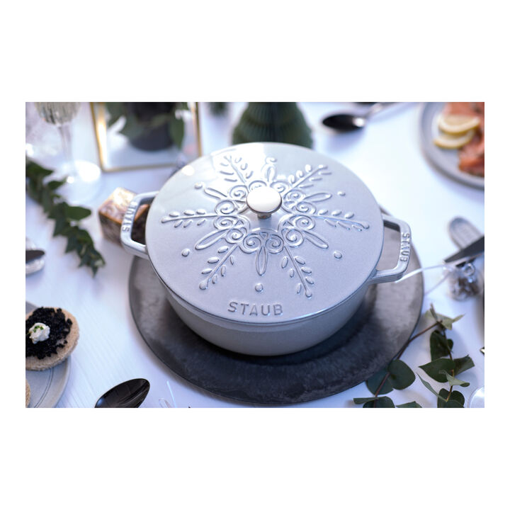 Buy Staub Cast Iron Saute pan snowflake