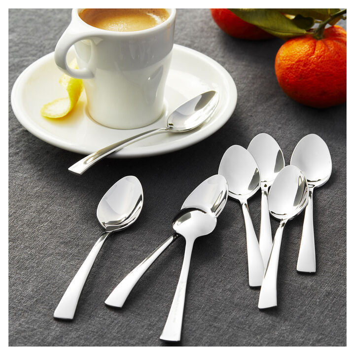 Flatware Accessories, Bellasera Espresso Spoon Set 8-pc, polished, large 2
