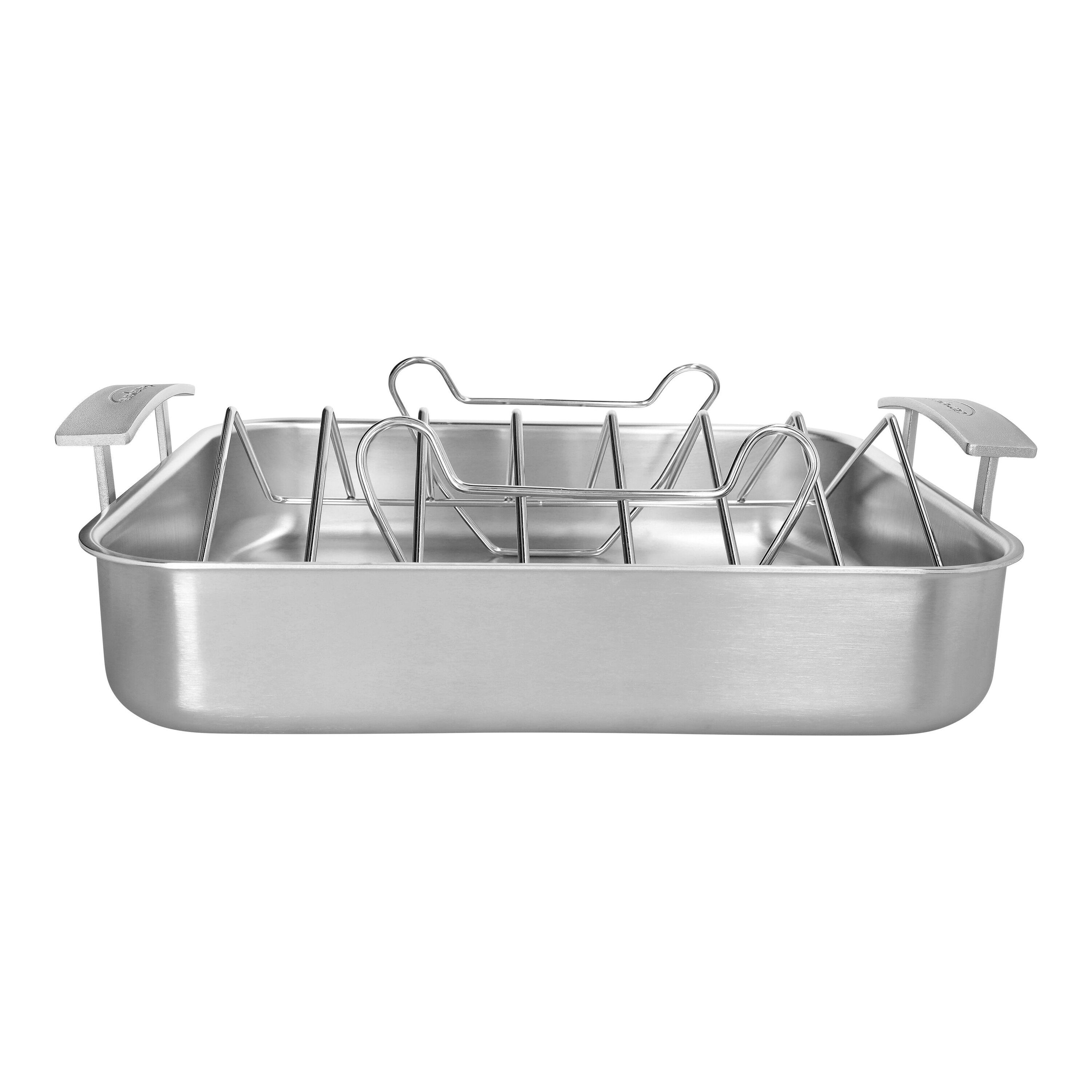 Demeyere Industry 5 Braadslede met rooster 39 x 33 cm - Industry 5 - Demeyere