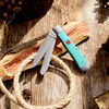 Outdoor, 3.5-inch, Trapper Folding Pocket Knife, Seafoam Green, small 2