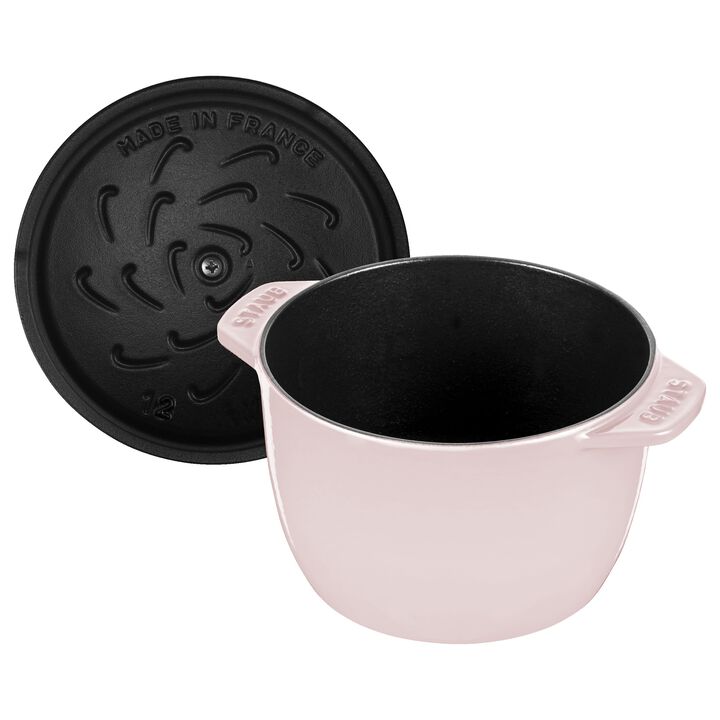 鋳物ホーロー鍋, ラ・ココット de GOHAN 12 cm, ラウンド, ソルベローズ, 鋳鉄, large 3