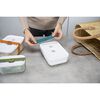 Fresh & Save, M, Vacuum Lunch Box, Plastic, White-grey, small 7