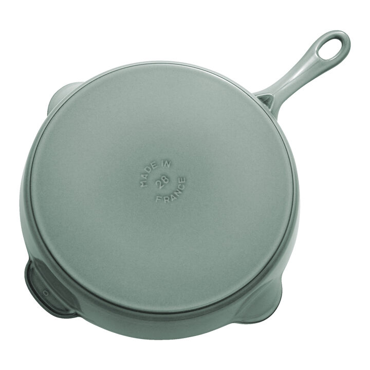 Cast Iron, 11-inch, Traditional Deep Skillet, Eucalyptus, large 2