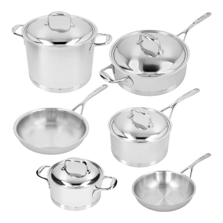 Atlantis 7, 10 Piece 18/10 Stainless Steel Cookware set, large 1