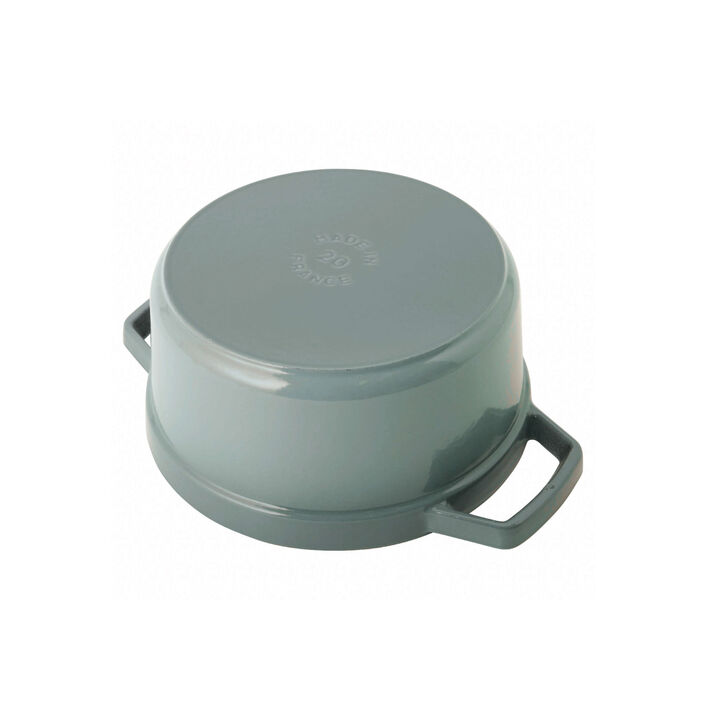 鋳物ホーロー鍋, ココット オーシャン 20 cm, ラウンド, ユーカリ, 鋳鉄, large 4