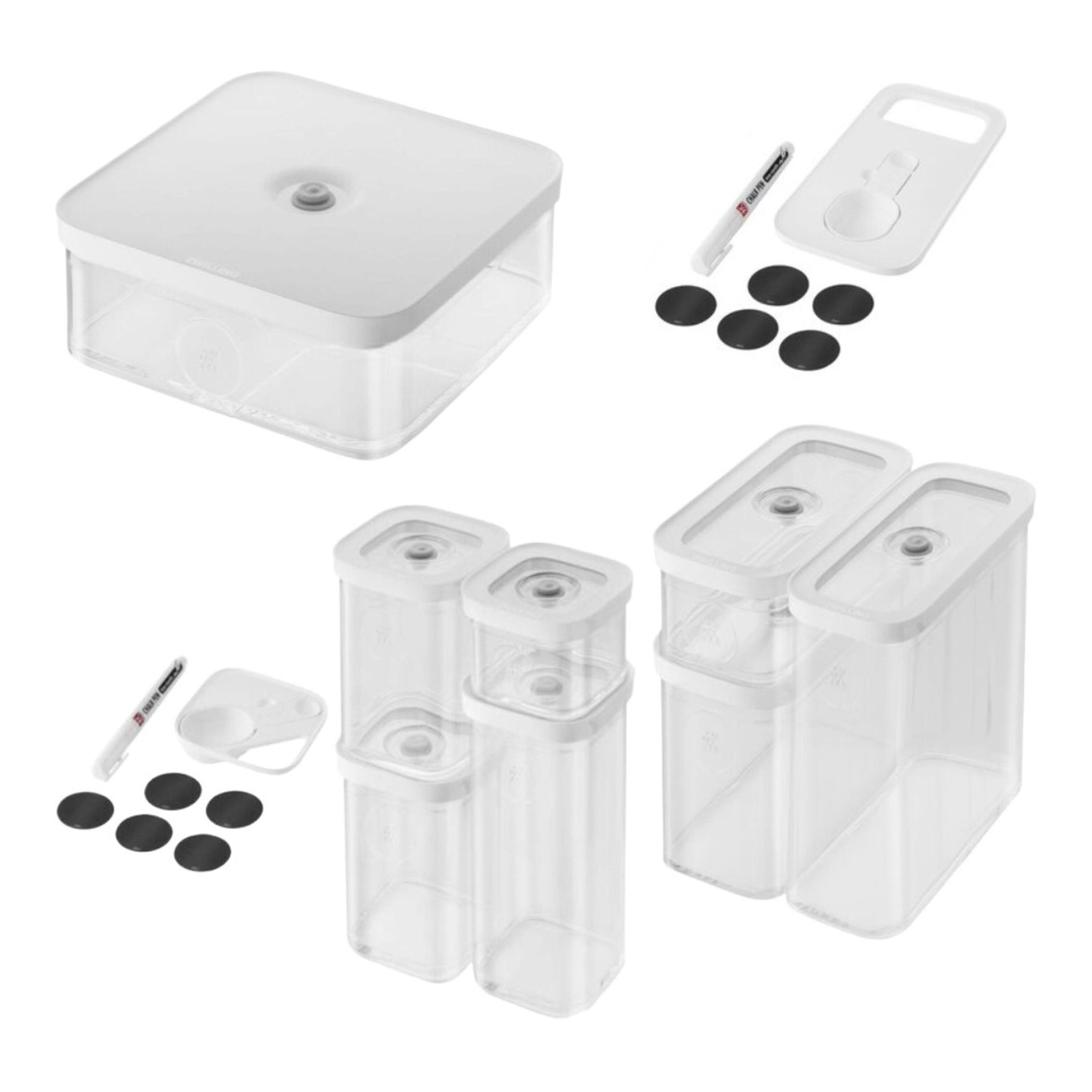 ZWILLING CUBE-set / 12-delig, transparant-wit - -