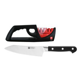 ZWILLING PRO ROCKING SANTOKU AND SHARPENER SET