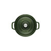 6.75 l cast iron round Cocotte, basil-green,,large