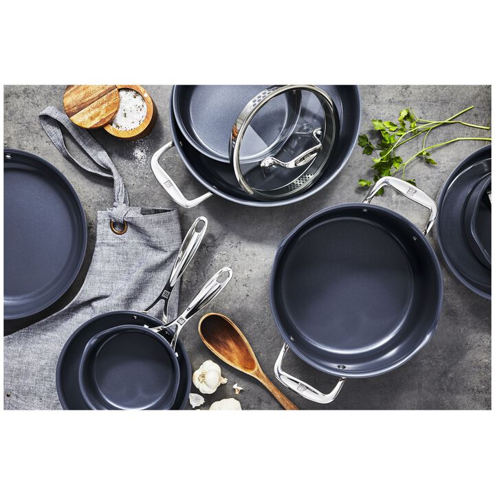 Clad CFX, 1 qt, Non-stick, Stainless Steel Ceramic Saucepan , large 4