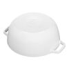 La Cocotte, 24 cm round Cast iron French oven winter pure-white, small 4