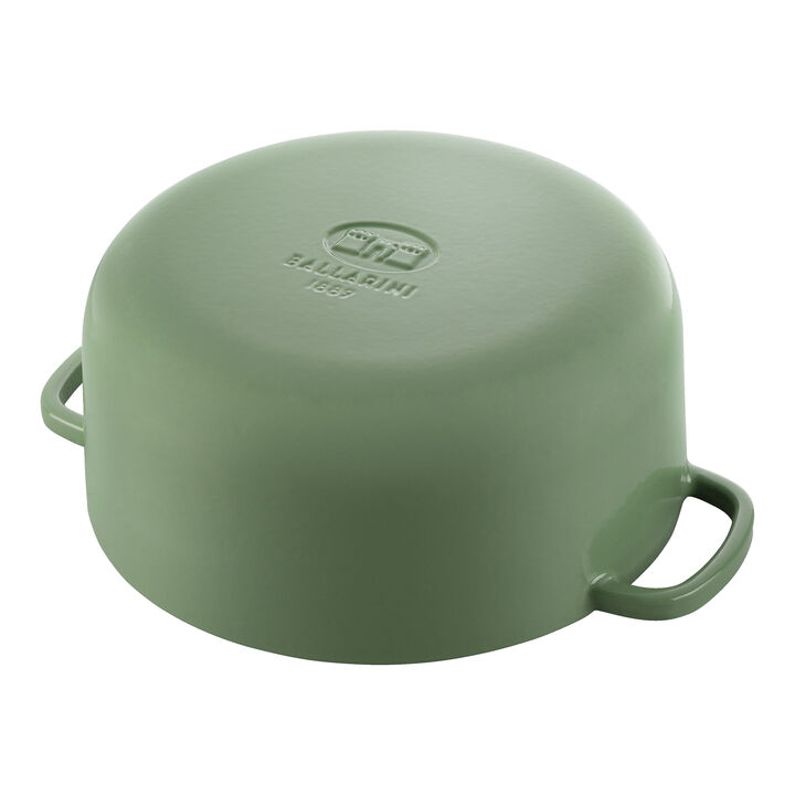 Teglia BALLARINI Bellamonte In Ghisa Smaltata - Ovale 33 Cm, 6.5 L, Rosso, Per Tutti I Piani Cottura - Foto 12