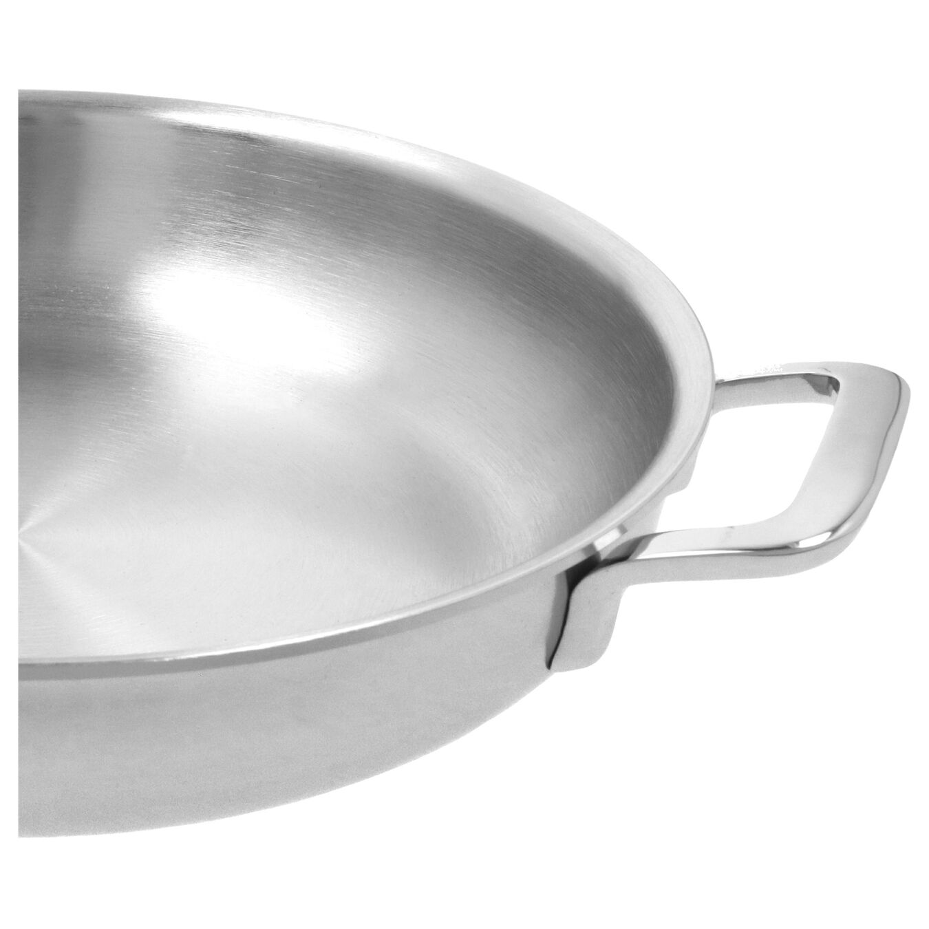 28 cm / 11 inch 18/10 Stainless Steel Frying pan with 2 handles,,large 5