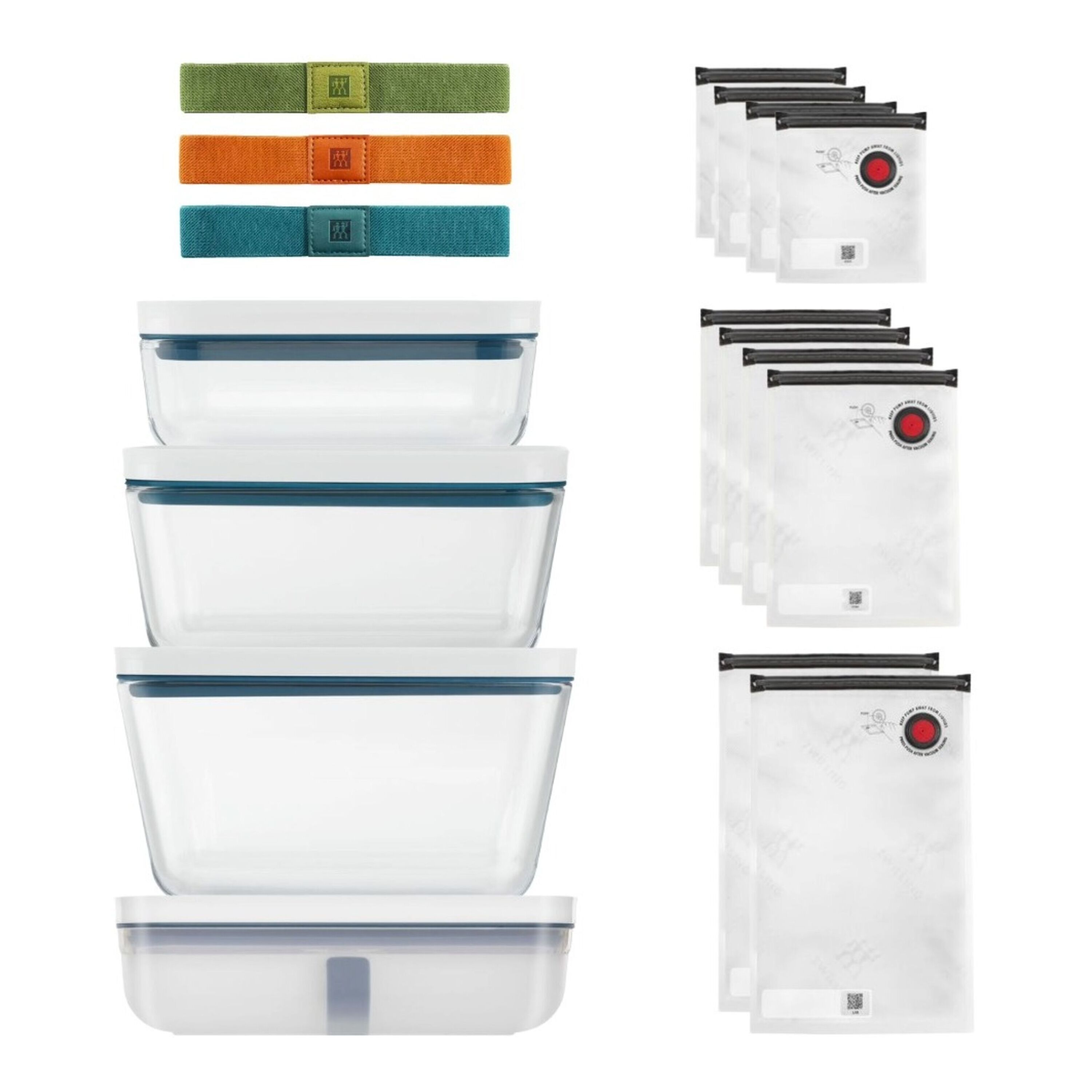 ZWILLING FRESH & SAVE Vacuüm uitbreidingsset, 15-delig, La-mer - FRESH & SAVE - ZWILLING
