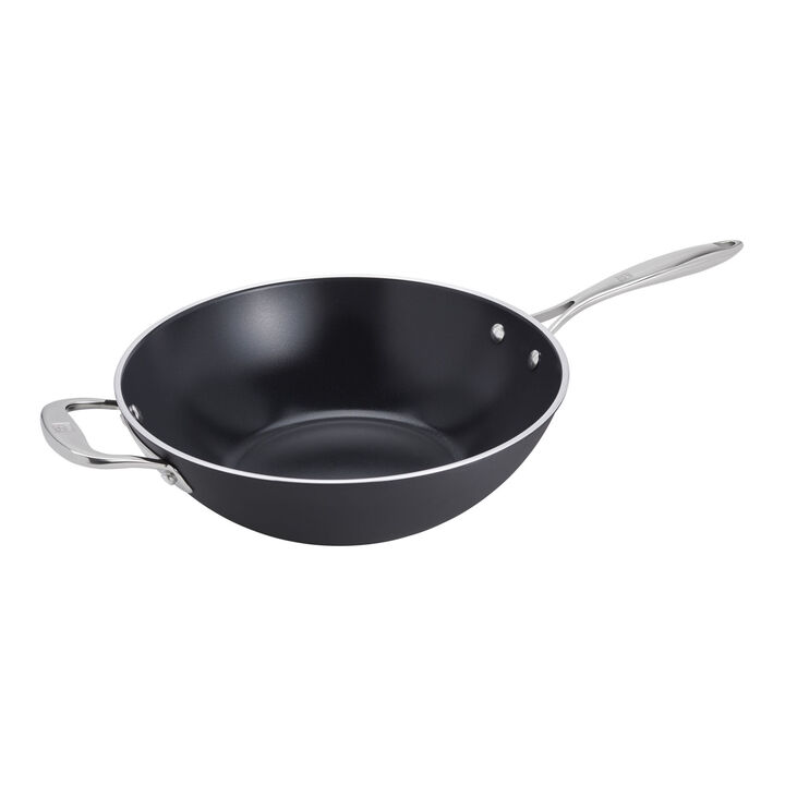 Forte Plus, Wok, 30 cm / 12 inch, aluminum, Ceramic Titanium, large 1