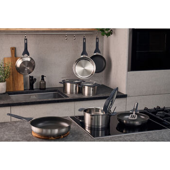 Kızartma Tavası, 20 cm, 18/10 Paslanmaz Çelik,,large 5