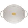 Bellamonte, 4.75 qt, Oval, Cocotte, Ivory-white, small 7