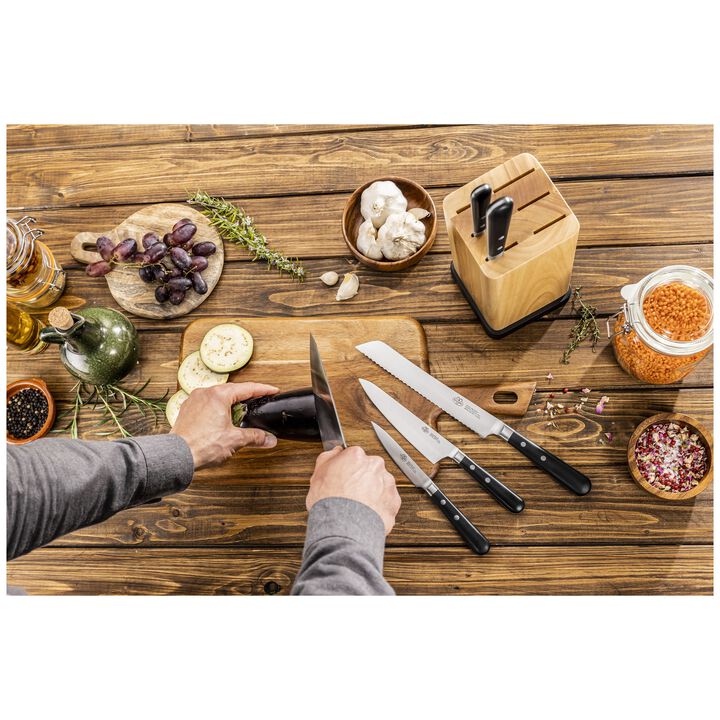 Avola Prestigio, 7-delig, Messenblok, Zwart, large 3