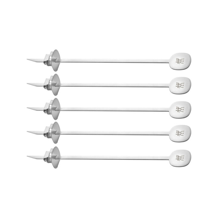 BBQ+, Skewer set, 5-pc, stainless steel, large 1