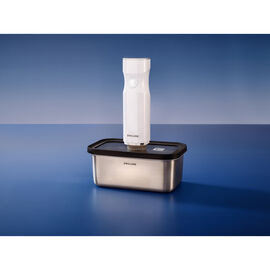 Boîte sous vide L, Acier inoxydable, Argent
