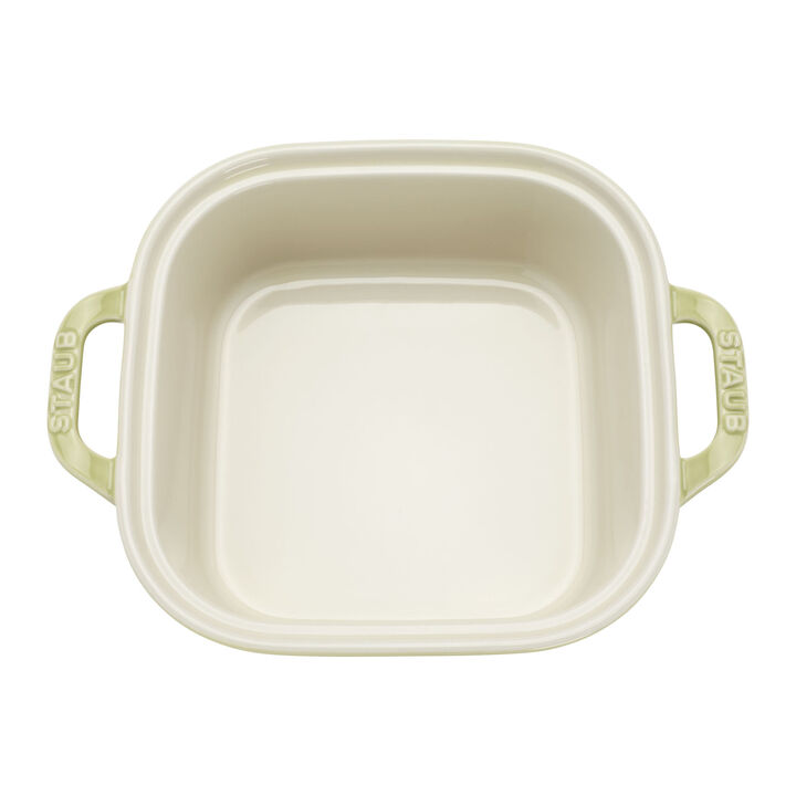 Stoneware, 4-pc, Macaron Mixed Baking Dish Set, light green, large 4