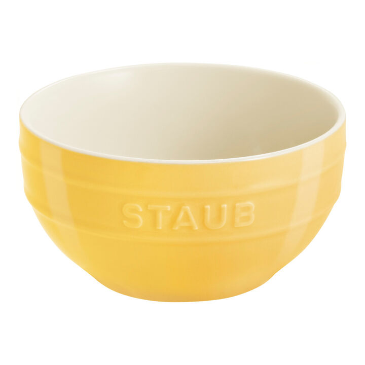 Stoneware, 6.5-inch / 2-pc, Large Universal Bowl Set, citron, large 2