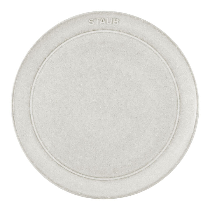 Dining Line, Teller flach 20 cm, rund, Weisser Trüffel, Keramik, large 3