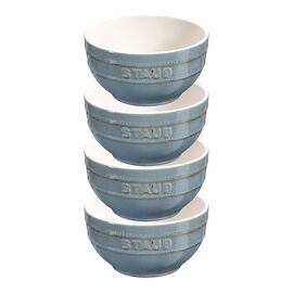 Bowl set 12 cm / 4 pieces, antique turquoise