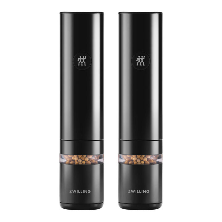 ELECTRIC SALT AND PEPPER MILL SET - BLACK, large 1