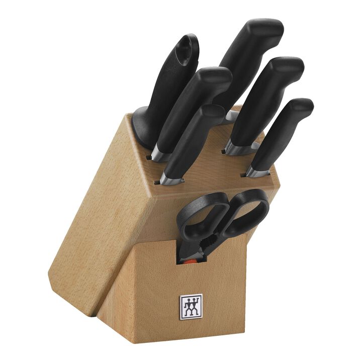 Four Star, 8-pcs, Knife block set, natural, large 1