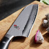 HISHO 400FCT, 7-inch, Fine Edge Santoku, small 6