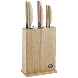 BALLARINI Tevere, 7-pcs natural rubberwood Knife block set