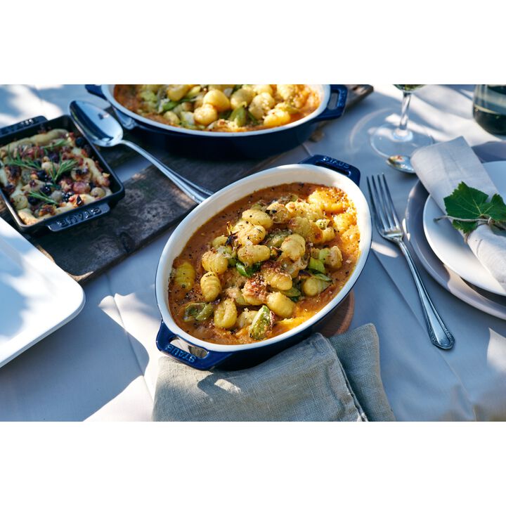 Ceramique, 23 cm, Ugnsform, Mörkblå, large 4