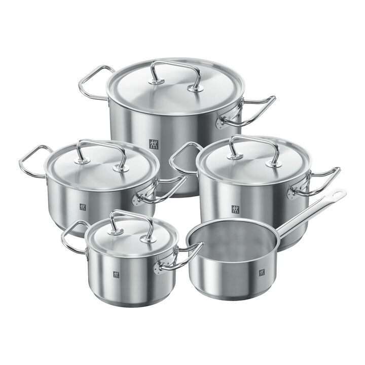 TWIN Classic, 5-st, Gryt & kastrullset, Silver, large 1