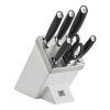 All * Star, 7-pcs white Ash Knife block set with KiS technology, small 1