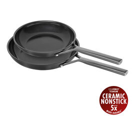 Juego de sartenes 2-pzs, Aluminio