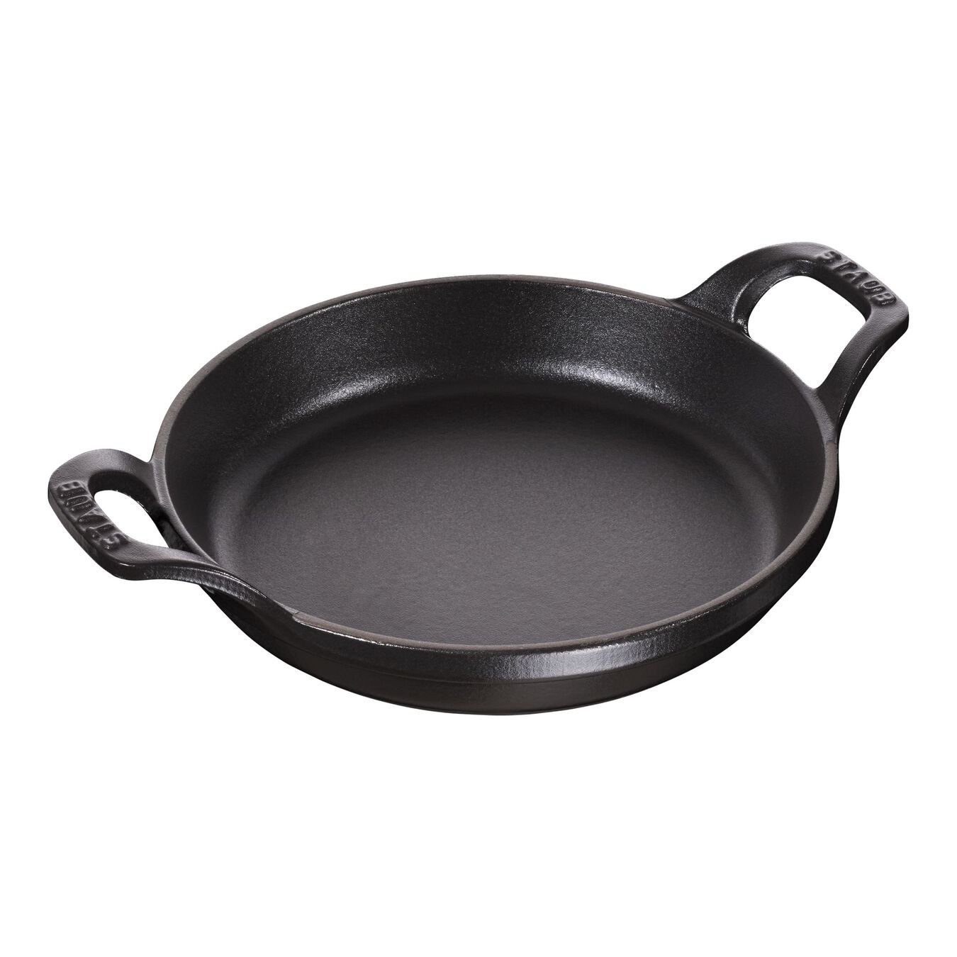6-inch, round, Gratin Baking Dish, black matte,,large 1