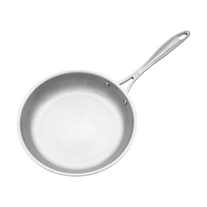 Spirit Stainless, 3 Ply, 9.5-inch, 18/10 Stainless Steel, Frying Pan With Glass Lid, large 3