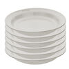 Conjunto de pratos fundos 24 cm,6 peças, cerâmica, branco trufado, small 1