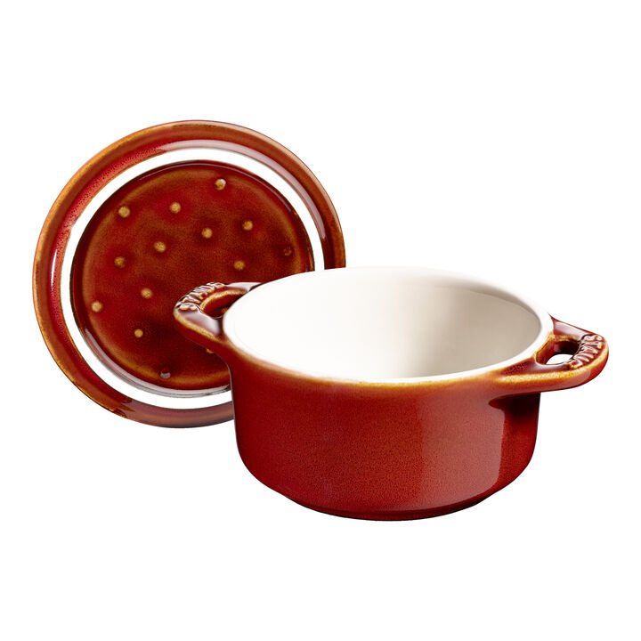 Ceramique, Minigryta 10 cm, Rund, Antik koppar, Ceramic, large 2