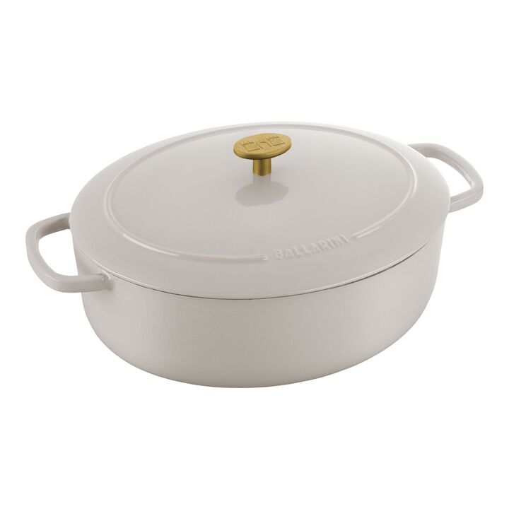 Bellamonte, Cocotte ovale - 33 cm, avorio, large 1