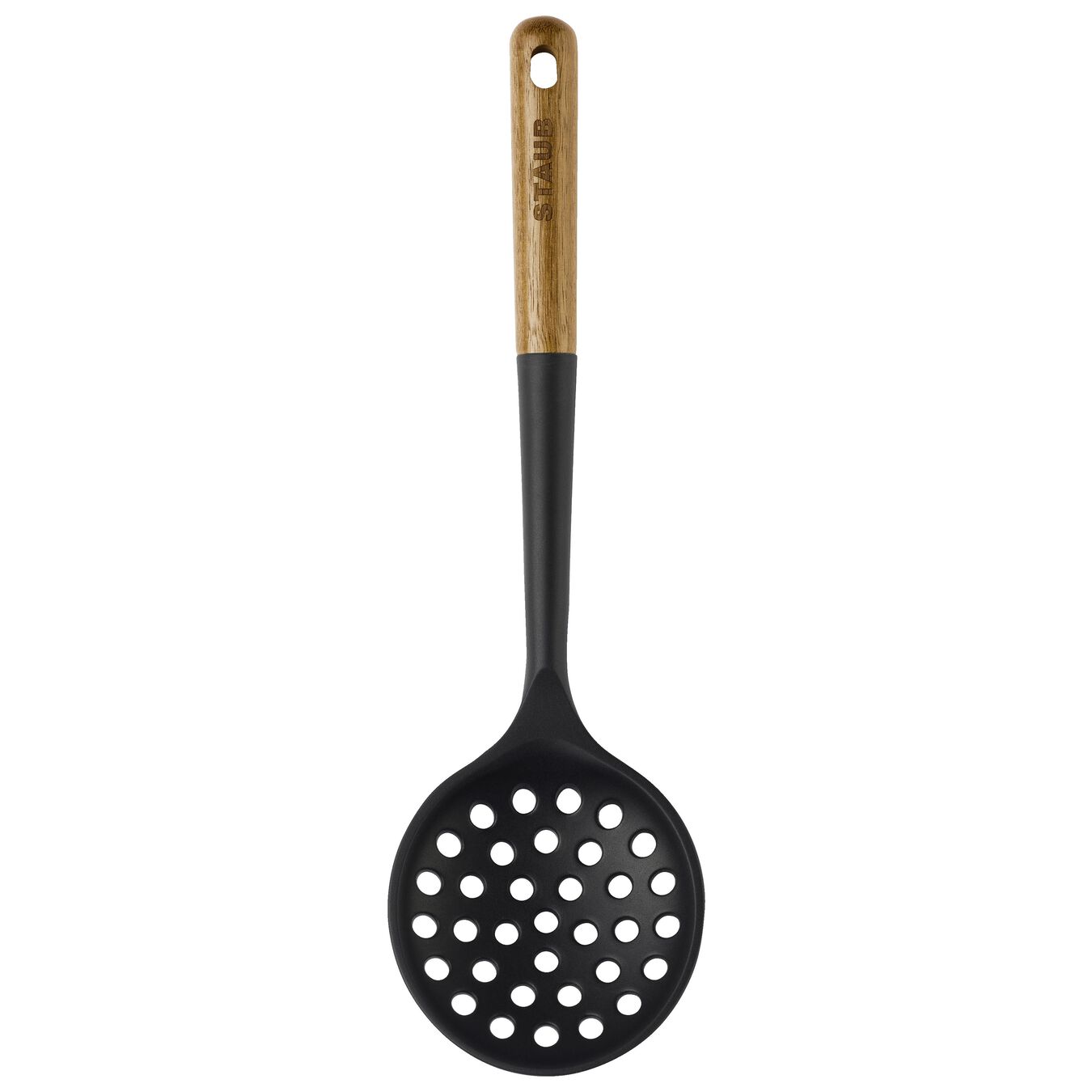 31 cm silicone Skimming ladle, black,,large 2