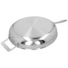 12.5-inch, 18/10 Stainless Steel, Fry Pan with Helper Handle,,large