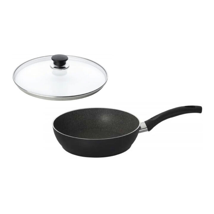 パヴィア フライパン深型24cm / ガラス蓋セット, large 1