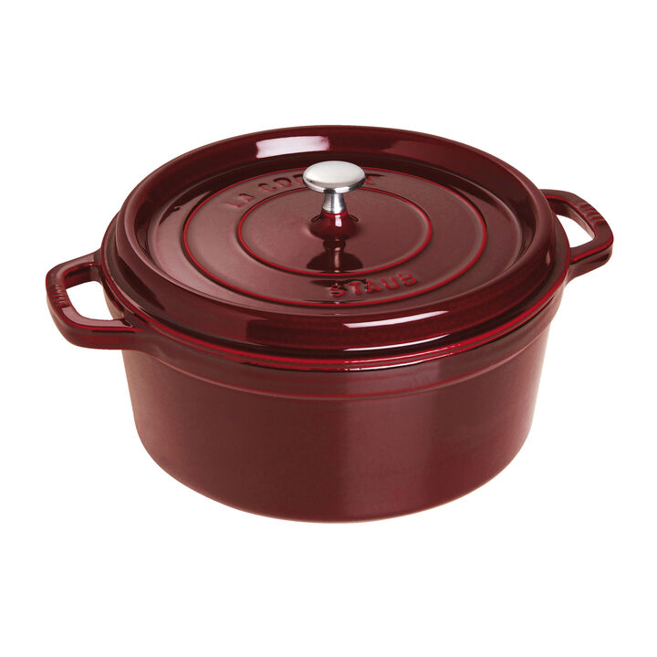 La Cocotte, 6.75 l cast iron round Cocotte, grenadine-red, large 1