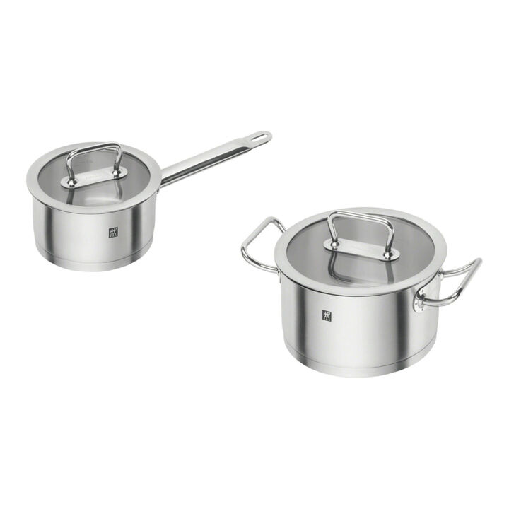 プロ, 鍋セット 2-個, ステンレス, large 1