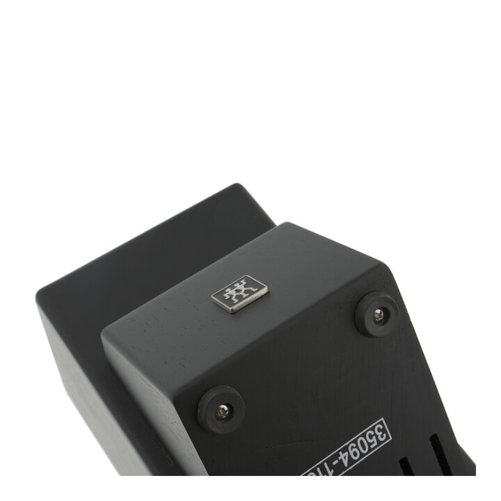 Storage, Rubberwood, TWIN Black Knife Block Empty, large 4