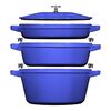 Cast Iron, 4-pc Stackable Set, Blueberry, small 1