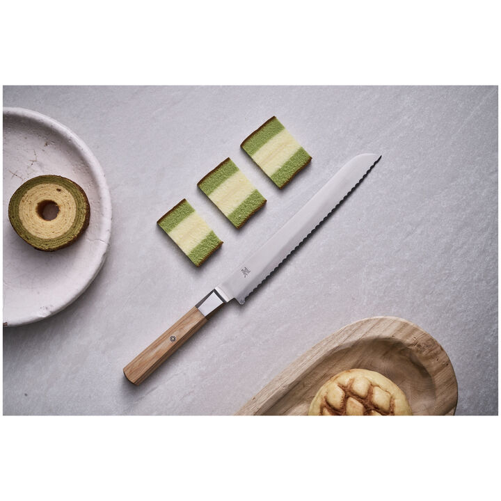 KOYA 4000FCv2, 9-inch, Bread knife, beige, large 2