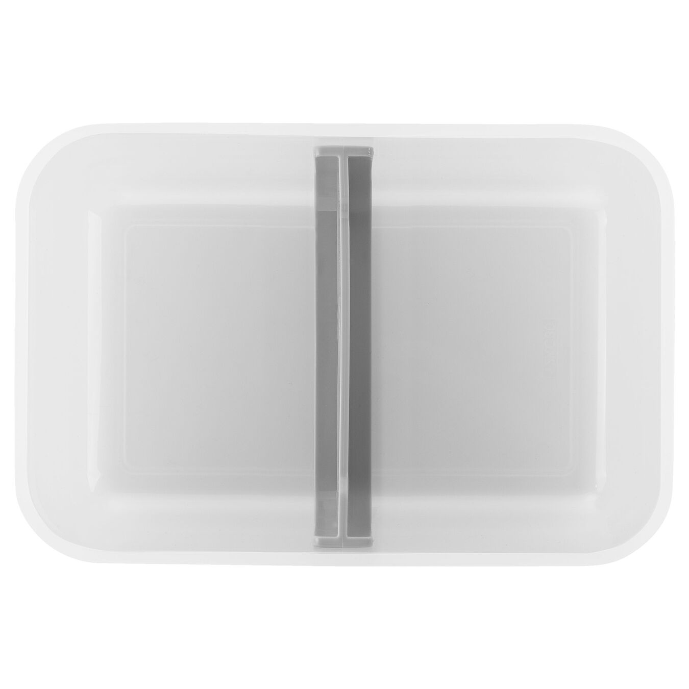 Lunch box L, Plastique, semi transparent-Gris,,large 4
